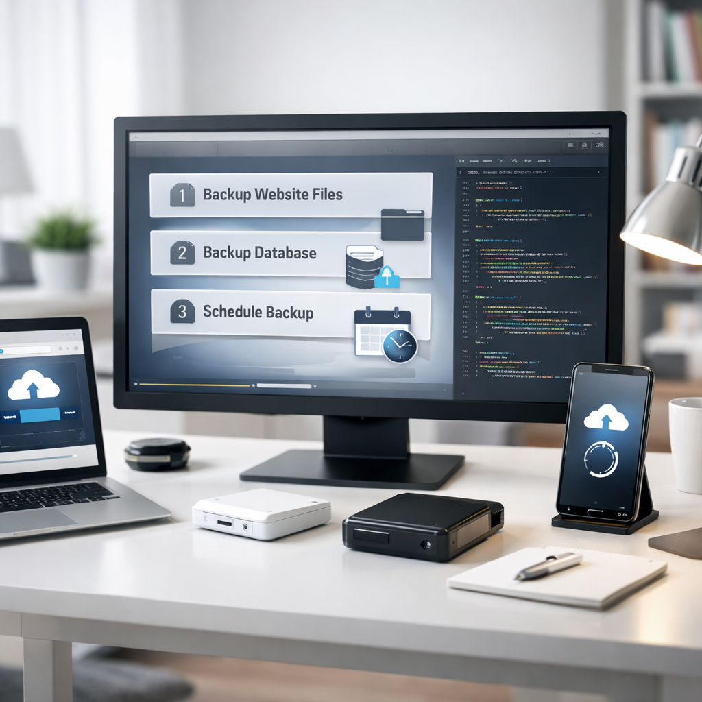 Tutorial Backup Website: Protejează-ți Site-ul Complet în 2025